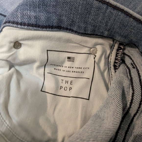 AYR The Pop Jeans Womens 33 (14) Light Blue Denim Pants Ankle Striaght Leg - Picture 8 of 16